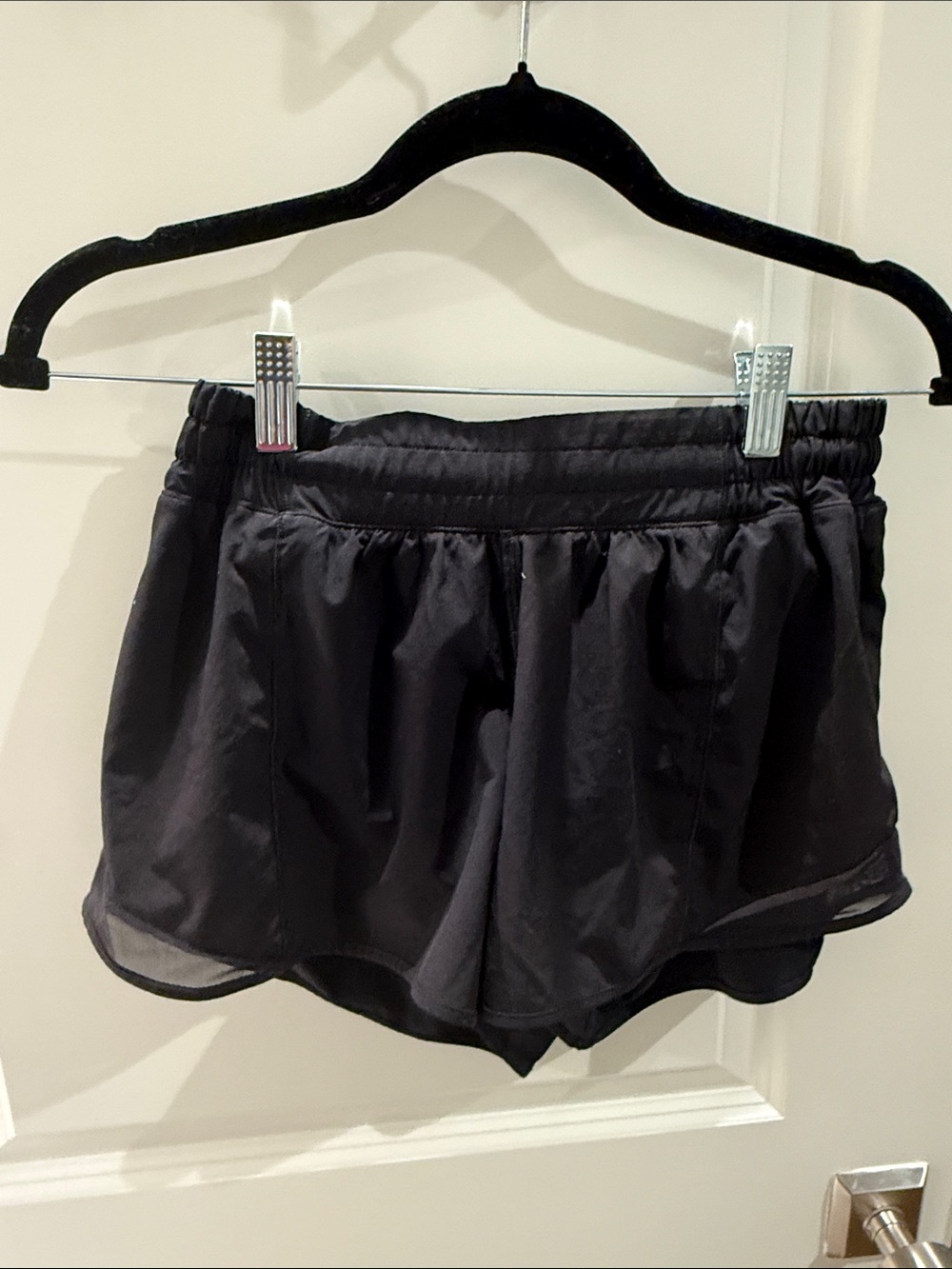 lululemon athletica Black Athletic Running Shorts